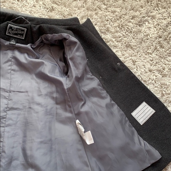 Little girl double breasted winter coat - Picture 4 of 5